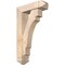 Ekena Millwork Merced Arts and Crafts Smooth Bracket w/ Offset Brace, Douglas Fir, 5 1/2"W x 18"D x 30"H BKT0604X18X30MRC03SDF - alternate 1